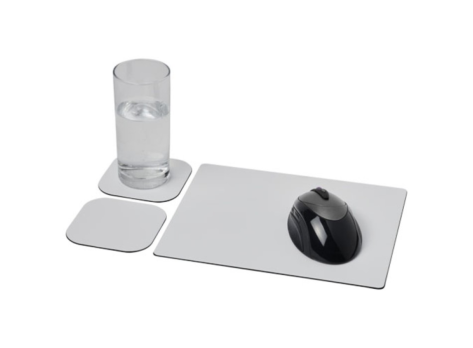 Set Brite-Mat® 3 con tappetino per mouse e sottobicchieri