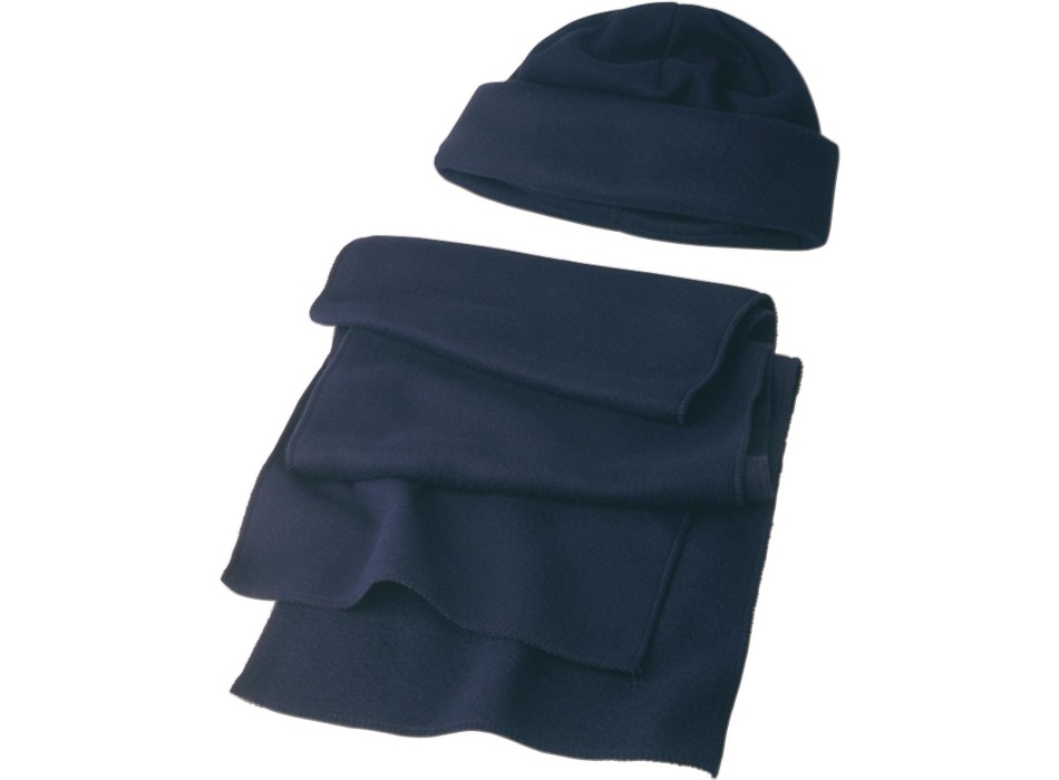 Set cappello e sciarpa in pile Russo