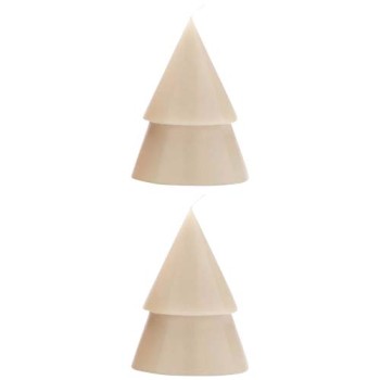 Set di due Candele a forma di albero di Natale - formato medio Originalhome