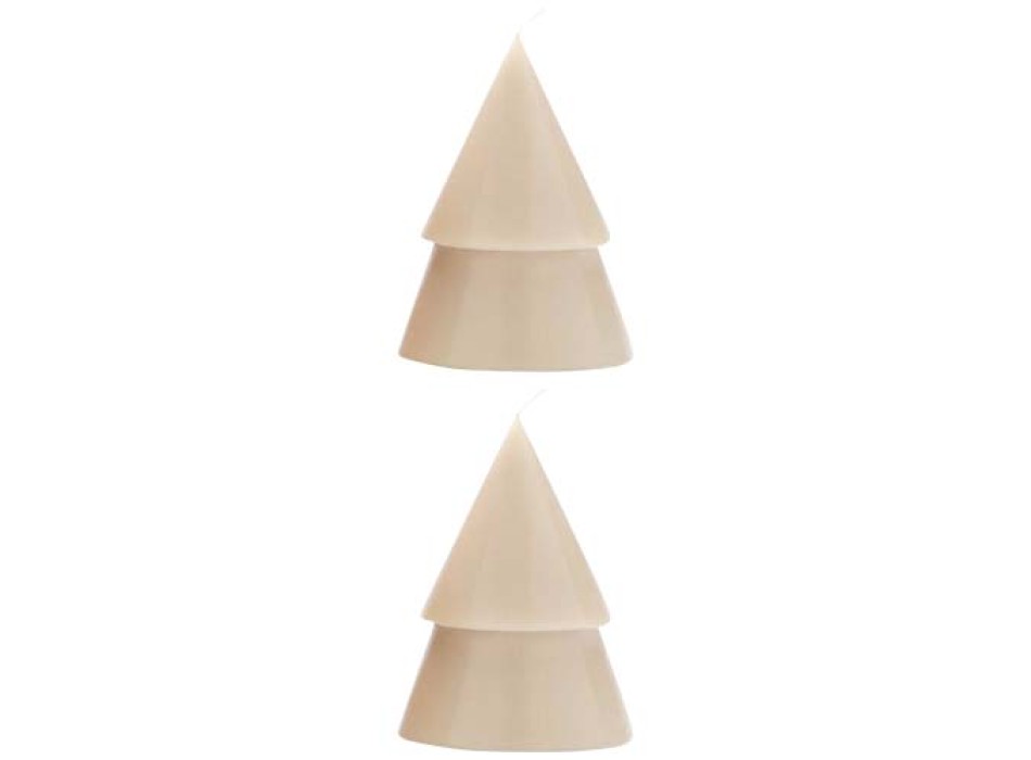 Set di due Candele a forma di albero di Natale - formato medio Originalhome