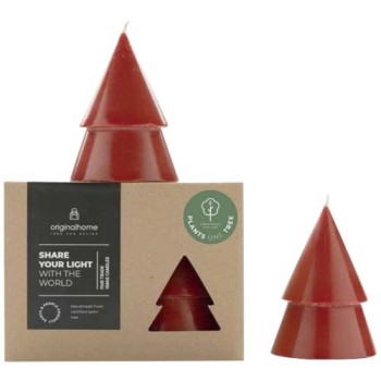 Set di due Candele a forma di albero di Natale - formato medio Originalhome