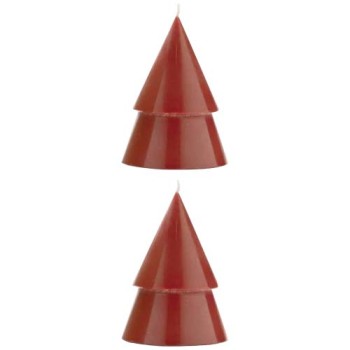 Set di due Candele a forma di albero di Natale - formato medio Originalhome