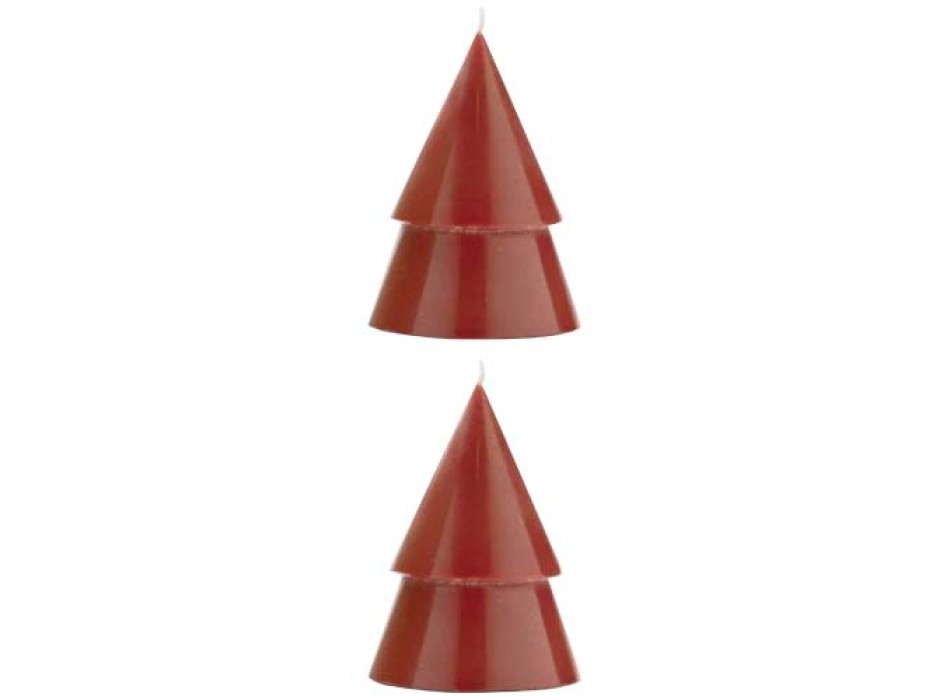 Set di due Candele a forma di albero di Natale - formato medio Originalhome