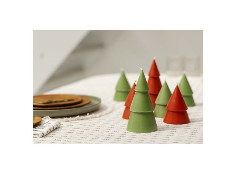 Set di due Candele a forma di albero di Natale - formato medio Originalhome