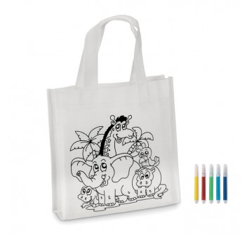 SHOOPIE - Mini borsa shopper da colorare