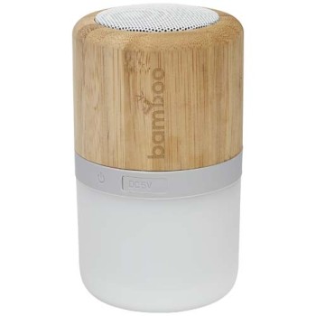 Speaker Bluetooth® in bambù Aurea con luce 