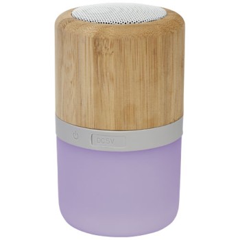 Speaker Bluetooth® in bambù Aurea con luce 