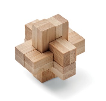 SQUARENATS - Puzzle rompicapo in bambù