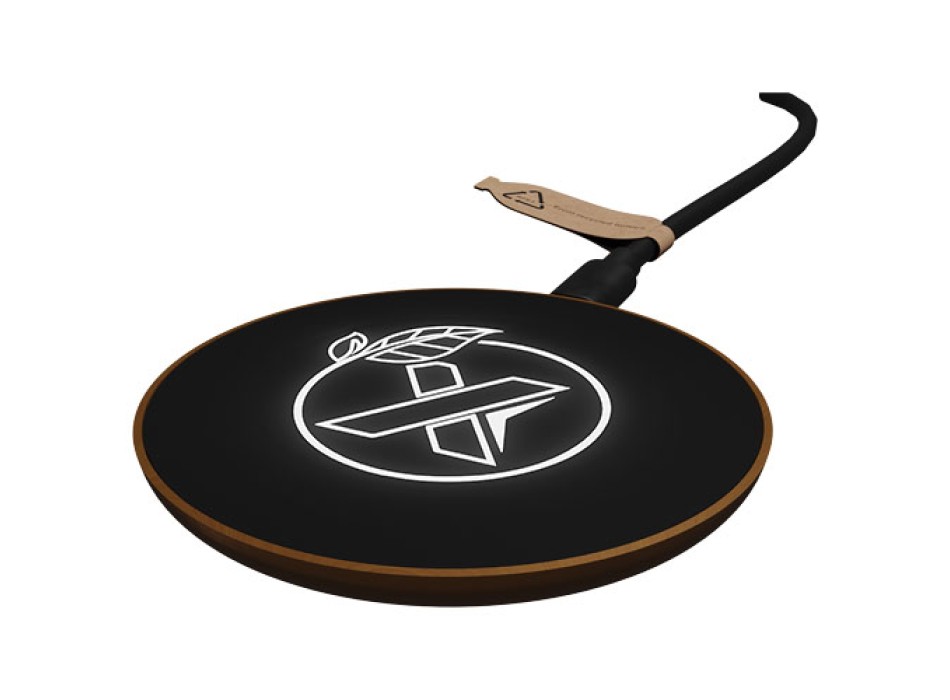 Stazione di ricarica wireless in legno SCX.design W13 da 10 W