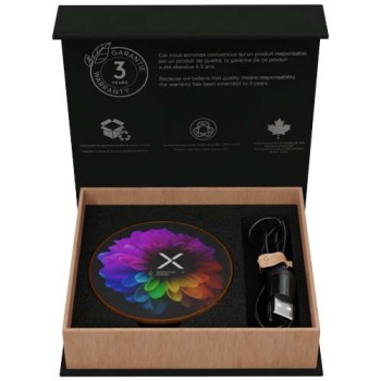 Stazione di ricarica wireless in legno SCX.design W13 da 10 W