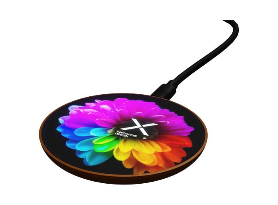 Stazione di ricarica wireless in legno SCX.design W13 da 10 W