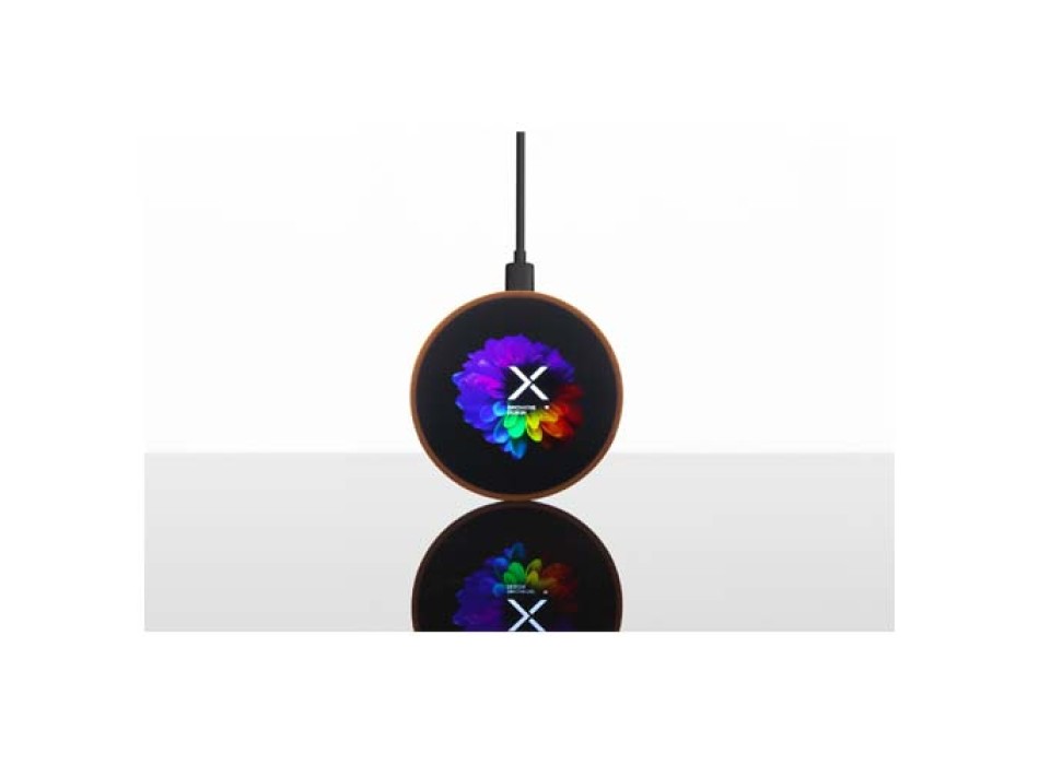 Stazione di ricarica wireless in legno SCX.design W13 da 10 W