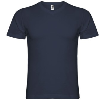 T-shirt a maniche corte con scollo a V da uomo Samoyedo