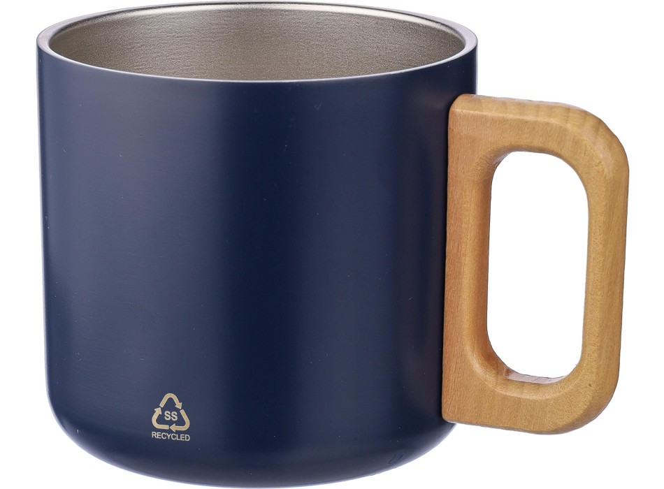 Tazza a doppia parete in acciaio inox riciclato 400 ml Dwight