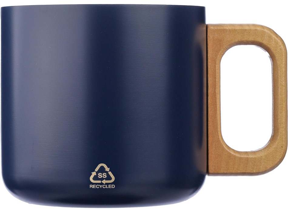 Tazza a doppia parete in acciaio inox riciclato 400 ml Dwight