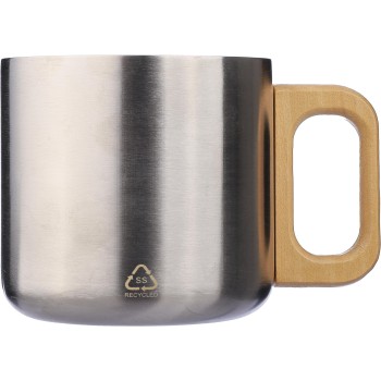 Tazza a doppia parete in acciaio inox riciclato 400 ml Dwight