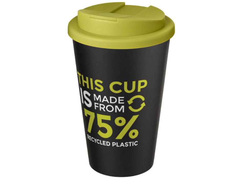 Tazza Americano® Eco da 350 ml in materiale riciclato e con coperchio ermetico