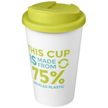 Tazza Americano® Eco da 350 ml in materiale riciclato e con coperchio ermetico