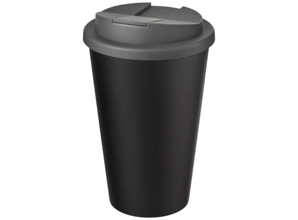 Tazza Americano® Eco da 350 ml in materiale riciclato e con coperchio ermetico