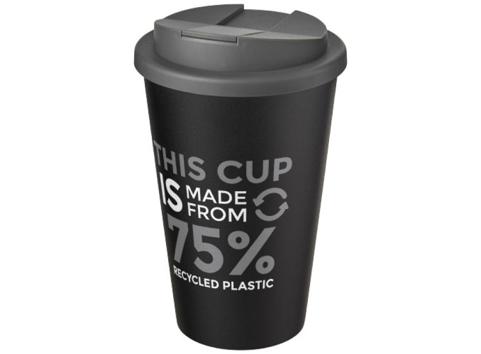 Tazza Americano® Eco da 350 ml in materiale riciclato e con coperchio ermetico