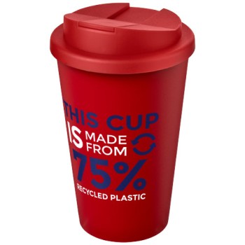 Tazza Americano® Eco da 350 ml in materiale riciclato e con coperchio ermetico