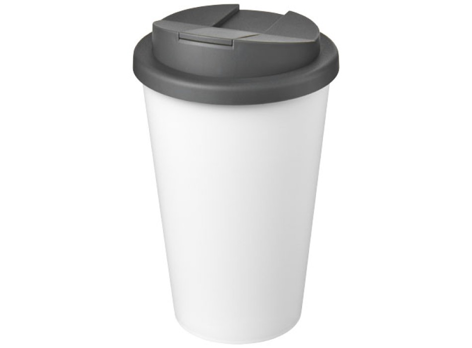 Tazza Americano® Eco da 350 ml in materiale riciclato e con coperchio ermetico