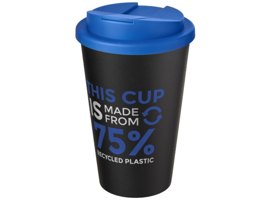 Tazza Americano® Eco da 350 ml in materiale riciclato e con coperchio ermetico