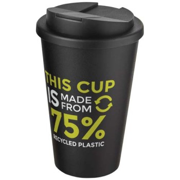 Tazza Americano® Eco da 350 ml in materiale riciclato e con coperchio ermetico
