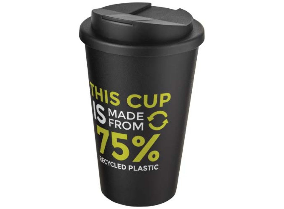 Tazza Americano® Eco da 350 ml in materiale riciclato e con coperchio ermetico