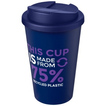 Tazza Americano® Eco da 350 ml in materiale riciclato e con coperchio ermetico
