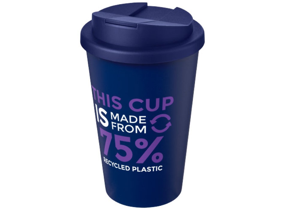 Tazza Americano® Eco da 350 ml in materiale riciclato e con coperchio ermetico
