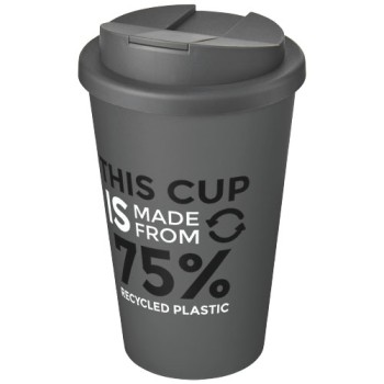 Tazza Americano® Eco da 350 ml in materiale riciclato e con coperchio ermetico