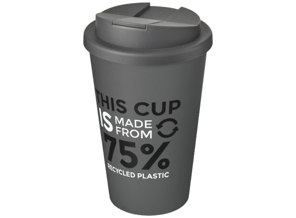 Tazza Americano® Eco da 350 ml in materiale riciclato e con coperchio ermetico