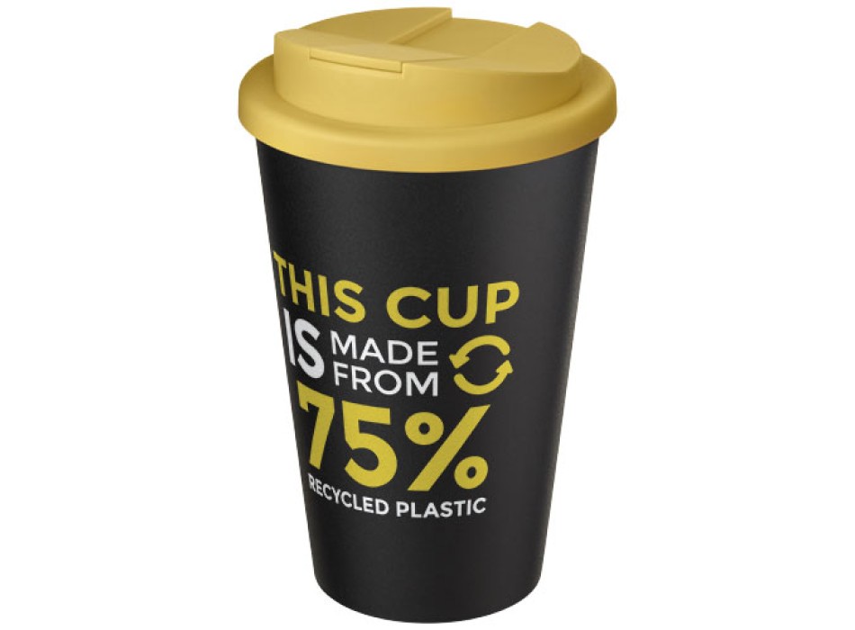 Tazza Americano® Eco da 350 ml in materiale riciclato e con coperchio ermetico