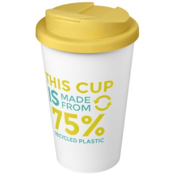 Tazza Americano® Eco da 350 ml in materiale riciclato e con coperchio ermetico