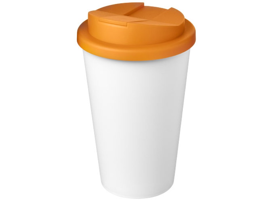 Tazza Americano® Eco da 350 ml in materiale riciclato e con coperchio ermetico