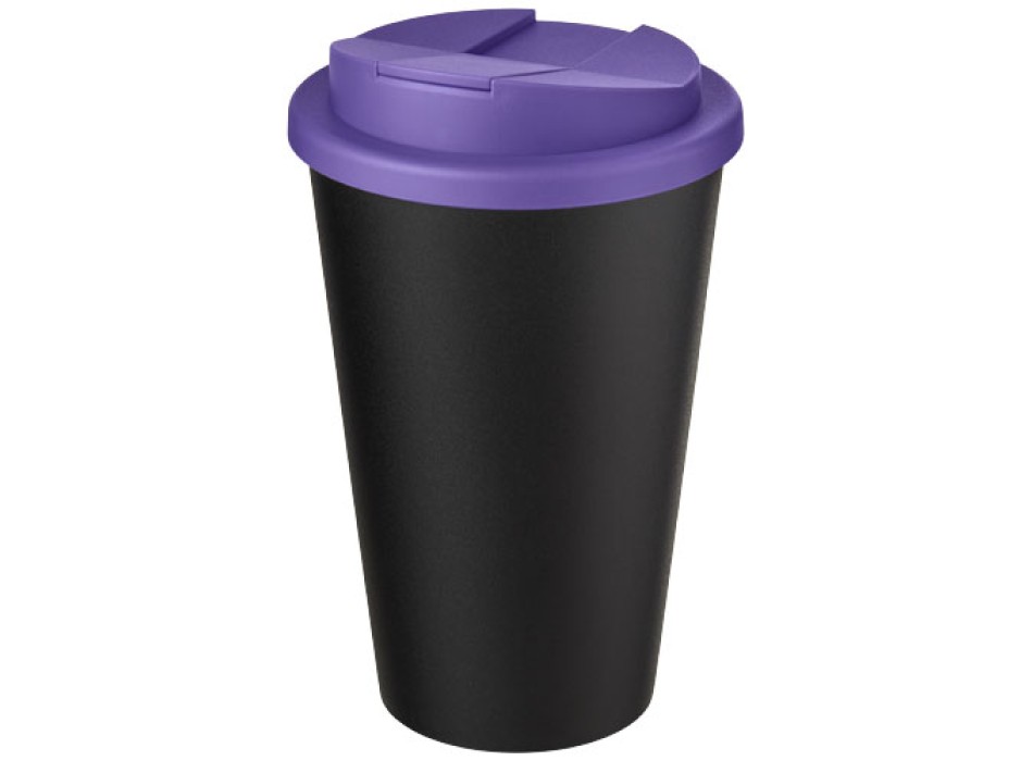 Tazza Americano® Eco da 350 ml in materiale riciclato e con coperchio ermetico