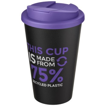 Tazza Americano® Eco da 350 ml in materiale riciclato e con coperchio ermetico