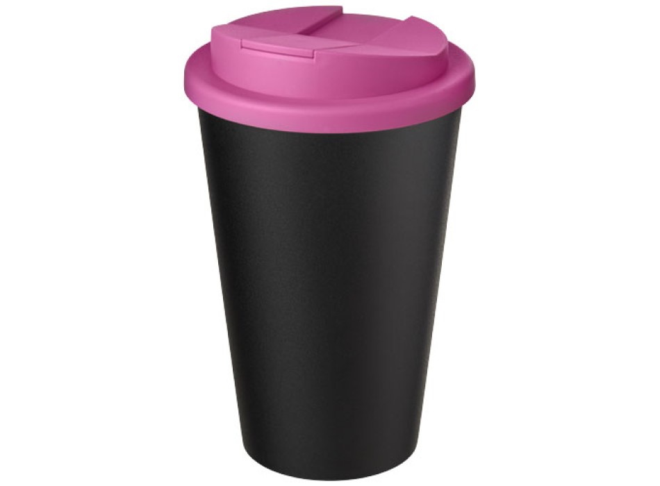 Tazza Americano® Eco da 350 ml in materiale riciclato e con coperchio ermetico