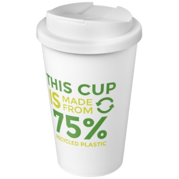 Tazza Americano® Eco da 350 ml in materiale riciclato e con coperchio ermetico