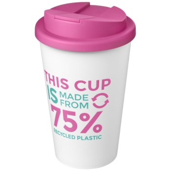 Tazza Americano® Eco da 350 ml in materiale riciclato e con coperchio ermetico