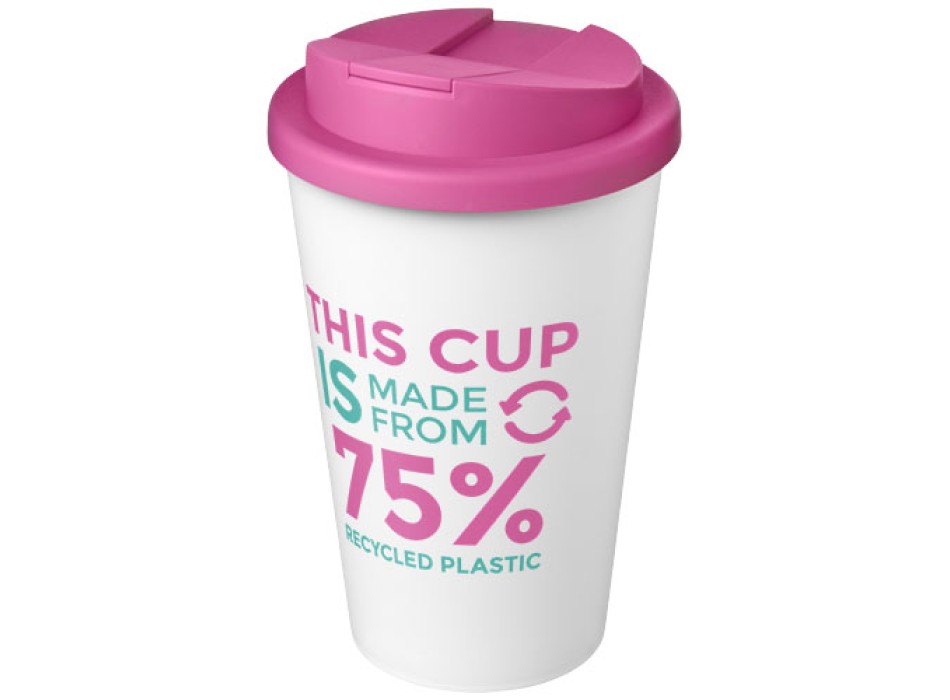 Tazza Americano® Eco da 350 ml in materiale riciclato e con coperchio ermetico