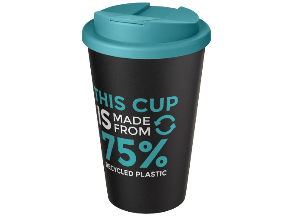 Tazza Americano® Eco da 350 ml in materiale riciclato e con coperchio ermetico