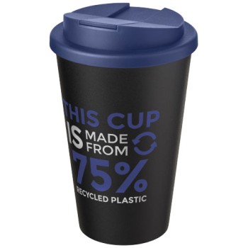 Tazza Americano® Eco da 350 ml in materiale riciclato e con coperchio ermetico