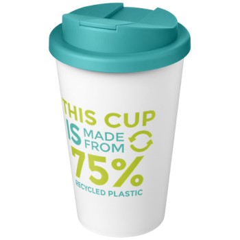Tazza Americano® Eco da 350 ml in materiale riciclato e con coperchio ermetico