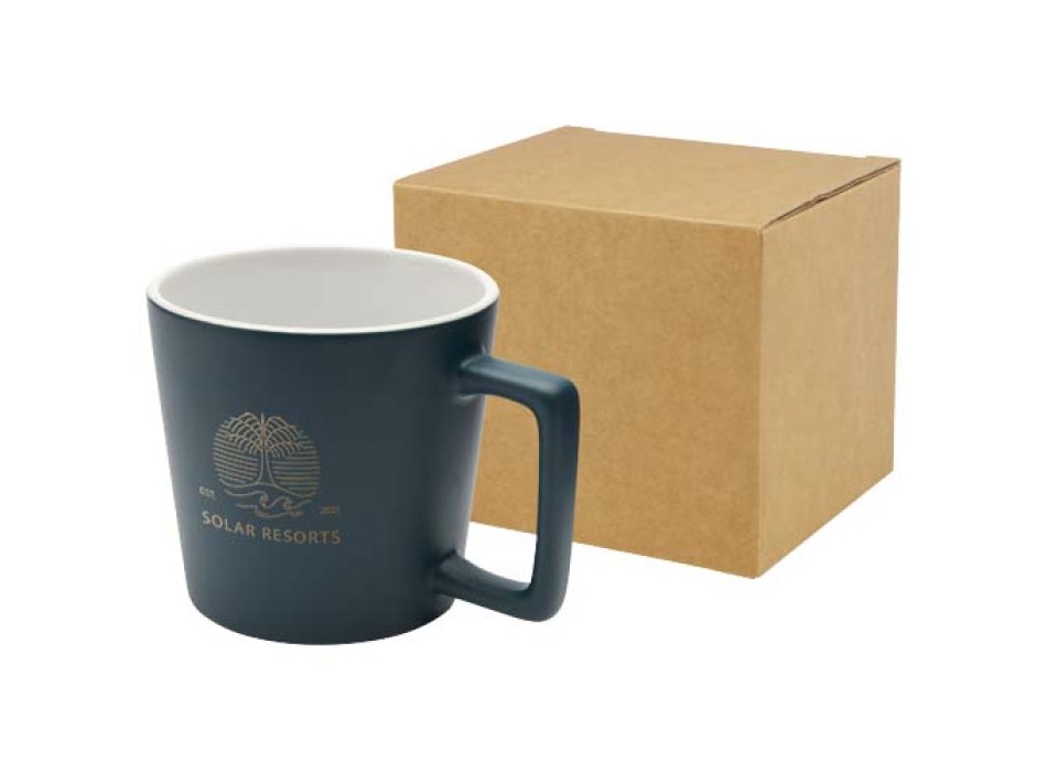 Tazza in ceramica da 370 ml con finitura opaca Cali