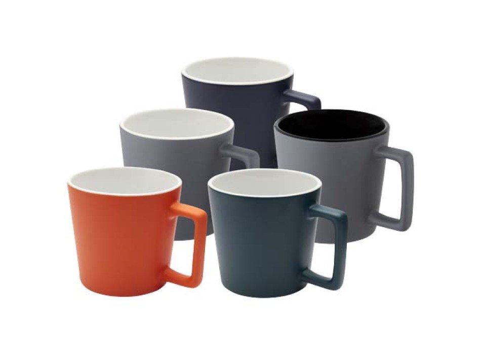 Tazza in ceramica da 370 ml con finitura opaca Cali