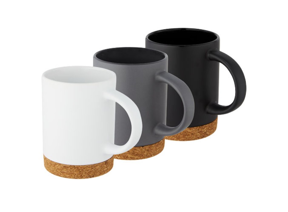 Tazza in ceramica da 425 ml con base in sughero Neiva