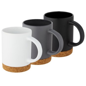 Tazza in ceramica da 425 ml con base in sughero Neiva