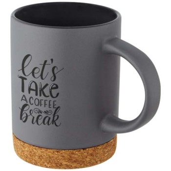 Tazza in ceramica da 425 ml con base in sughero Neiva